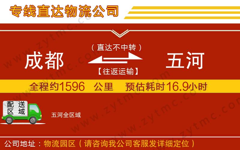成都到五河物流專線