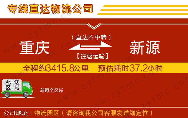 重慶到新源物流專(zhuān)線(xiàn)
