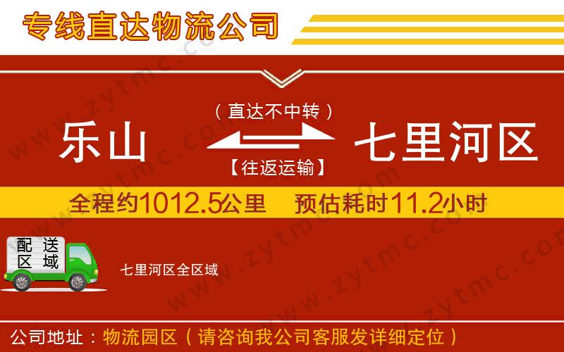 樂山到七里河區(qū)物流公司