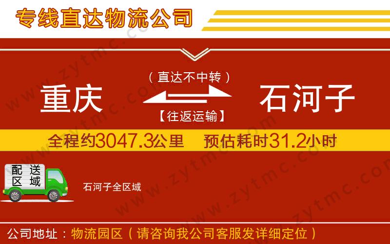 重慶到石河子物流公司
