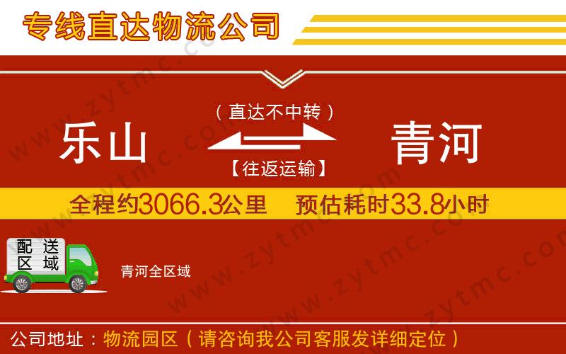 樂山到青河物流專線